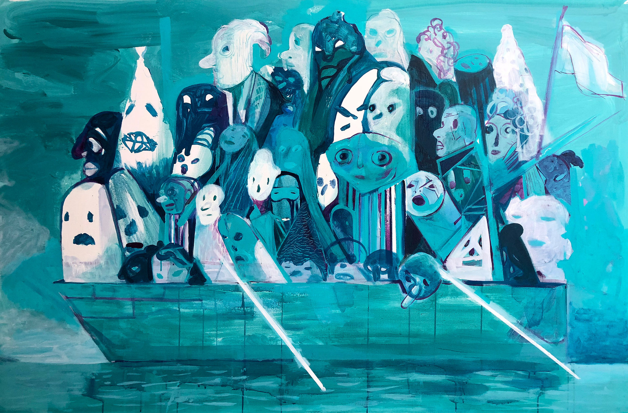 The placid shores of communication: Brazilian immigrants and the new frontiers of communication