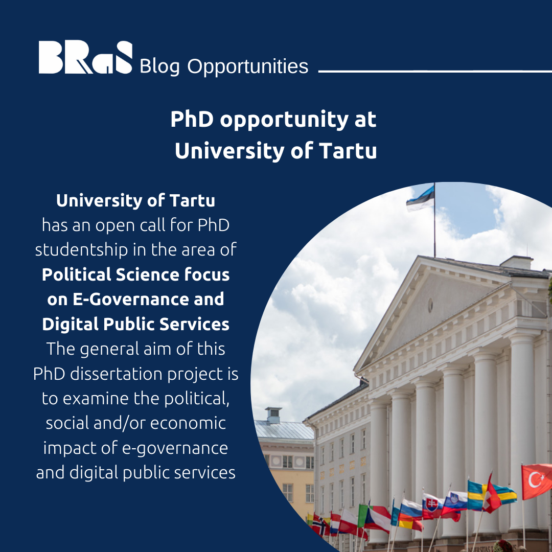 PhD position in Political Science with a focus on E-Governance and Digital Public Services