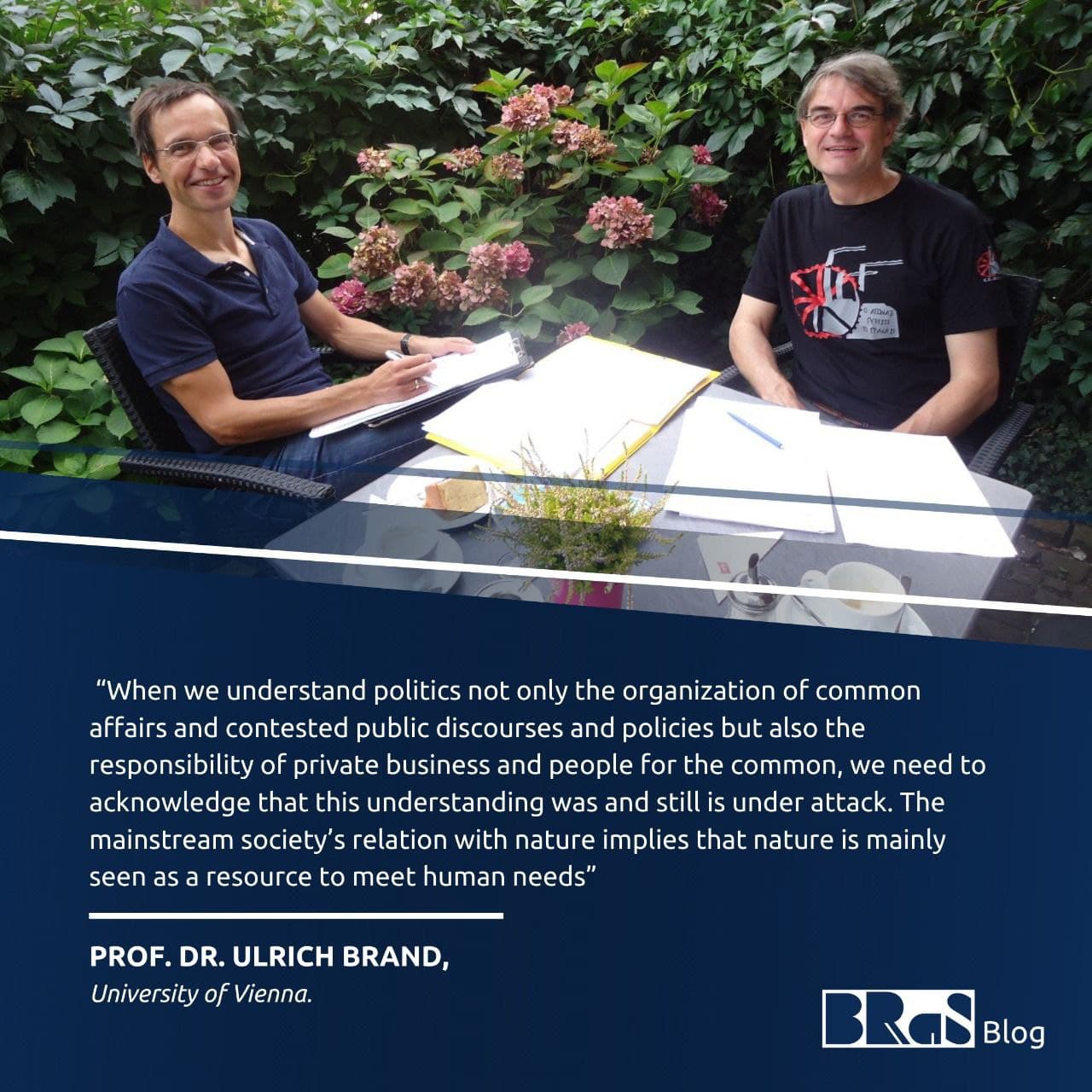 Interview: Prof. Dr. Ulrich Brand & Prof. Dr. Markus Wissen