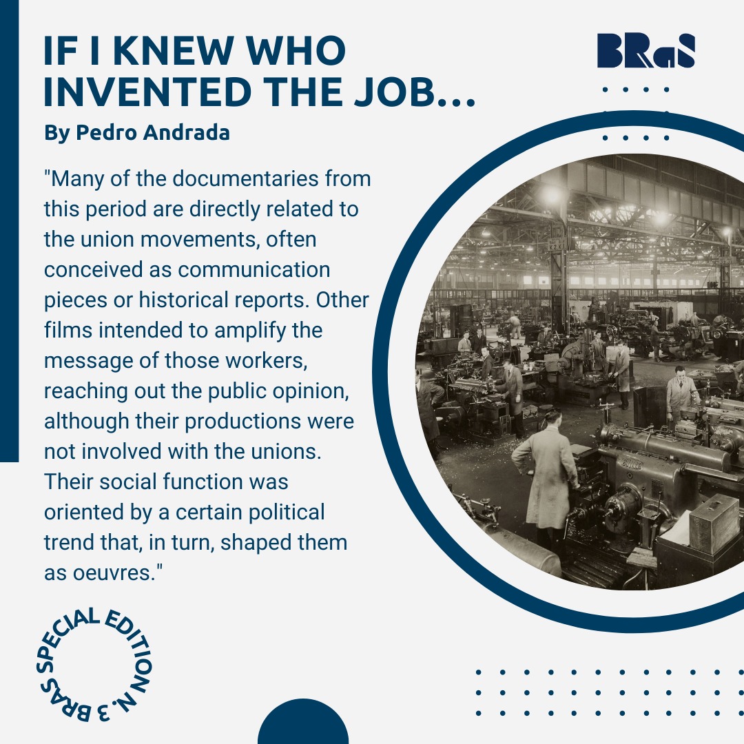 Special Edition – Brazilian Cinema: If I knew who invented the job…